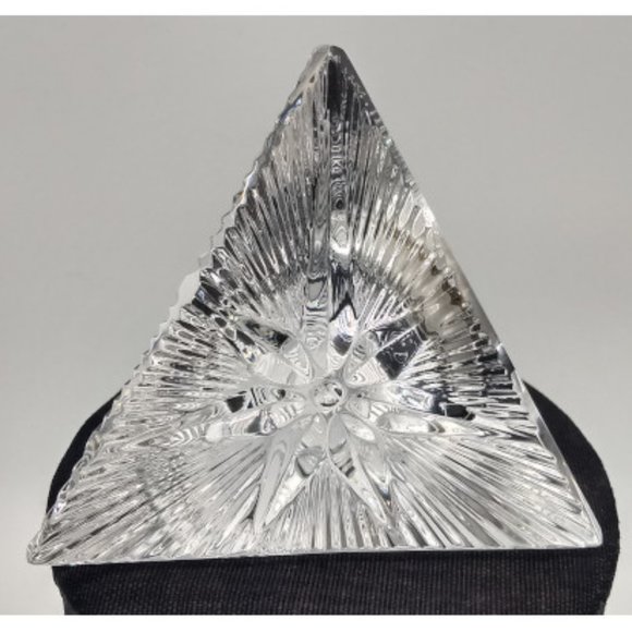 Waterford Crystal Star of Hope Pyramid Desk Clock - Picture 4 of 6